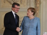S.E. Jean Graff Gesicht Botschafter Grossherzogtum Luxemburg in Deutschland Diplomatisches Corps Empfang Meseberg Berichterstattung